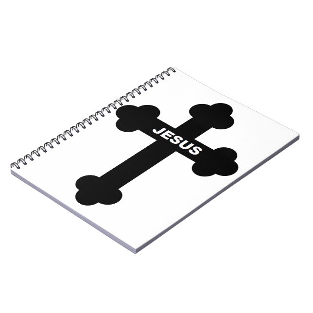 CADERNO ESPIRAL JESUS CROSS (Left Side)