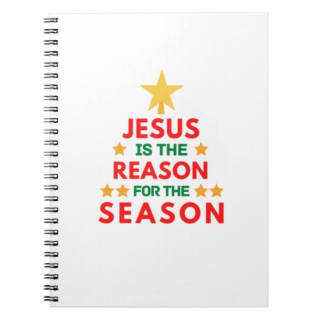 Caderno Espiral Jesus de Natal é o motivo da temporada (Frente)