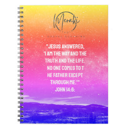 Caderno Espiral Jesus é a forma como o Spiral Photo Notebook