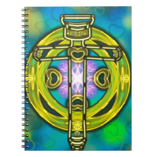 Caderno Espiral Jesus é a luz que eu busco  (Frente)