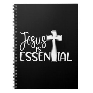 Caderno Espiral Jesus é Cruzado Cruzado EssencialPerfeito para a r