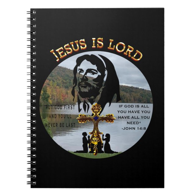 Caderno Espiral Jesus é Deus (Frente)