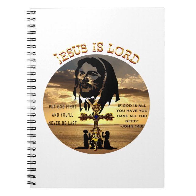 Caderno Espiral Jesus é Deus (Frente)