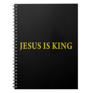 Caderno Espiral Jesus é o rei Christian Pullover HoodieJesus é K
