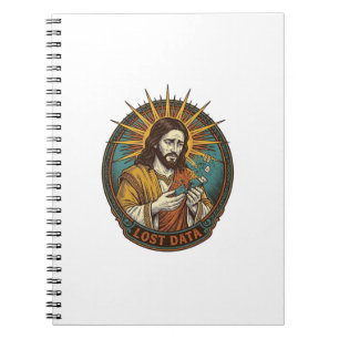 Caderno Espiral Jesus Esmagou Pen Drive Perdeu Dados Humor_1