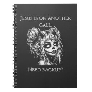 Caderno Espiral Jesus Está em Outra Ligação – Suporte Succubus