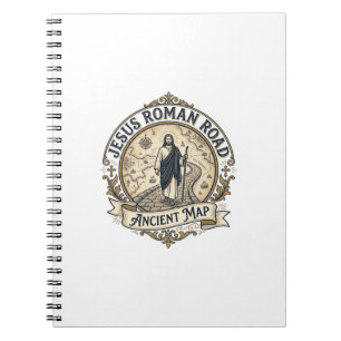 Caderno Espiral Jesus Estrada Romana Mapa Antigo Jesus Estrada Rom