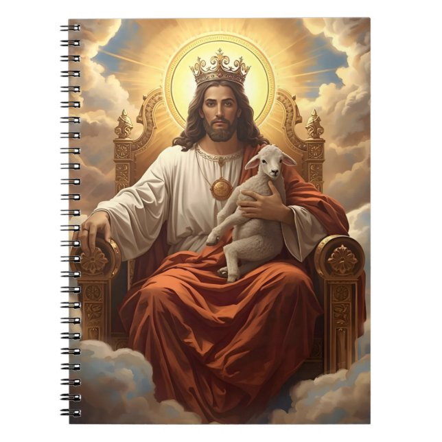 Caderno Espiral Jesus In the Kingdom of Heaven Notebook (Frente)