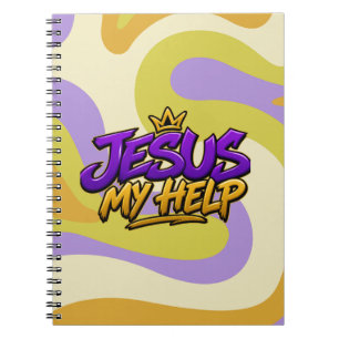 Caderno Espiral Jesus minha ajuda