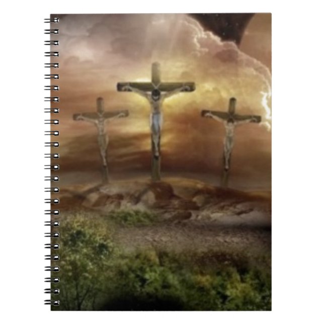 CADERNO ESPIRAL JESUS NA CRUZ (Frente)