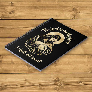Caderno Espiral Jesus Pastor Cuidadoso