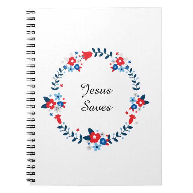 Caderno Espiral Jesus Salva (Frente)