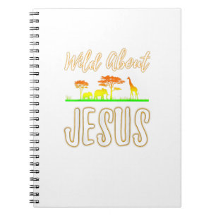 Caderno Espiral Jesus Vbs Men Mulheres Crianças Selvagens Sobre Je