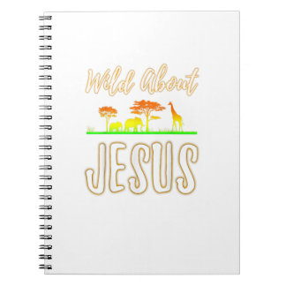 Caderno Espiral Jesus Vbs Men Mulheres Crianças Selvagens Sobre Je
