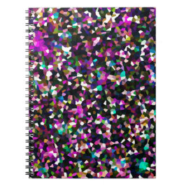 Caderno Espiral Jewel Tone Crystal Pixels
