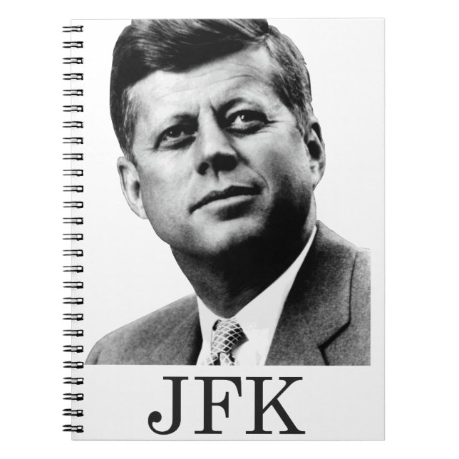 Caderno Espiral JFK - John F. Kennedy (Frente)