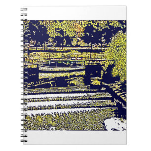 Caderno Espiral jGibney de Inglaterra 1986 snap-11510artBlue do