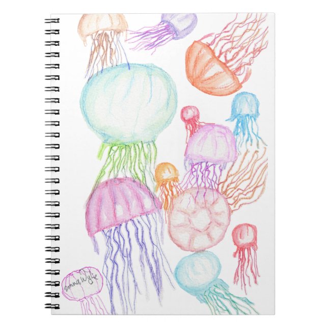 Caderno Espiral Jillions of Jellyfish (Frente)