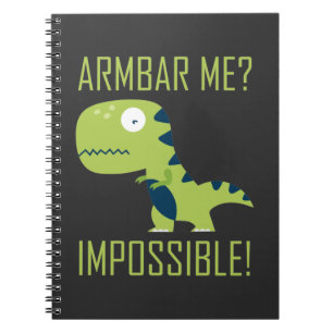 Caderno Espiral Jiu Jitsu Tex Armbar Humor