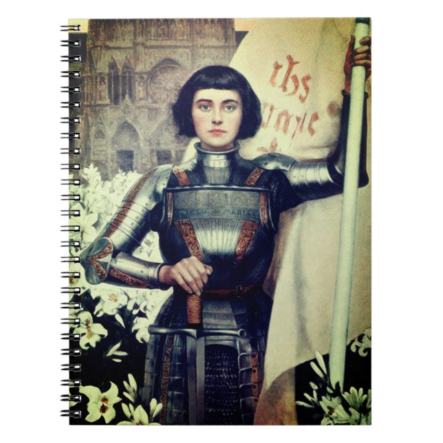 Caderno Espiral Joan of Arc (ilustração Albert Lynch) (Frente)