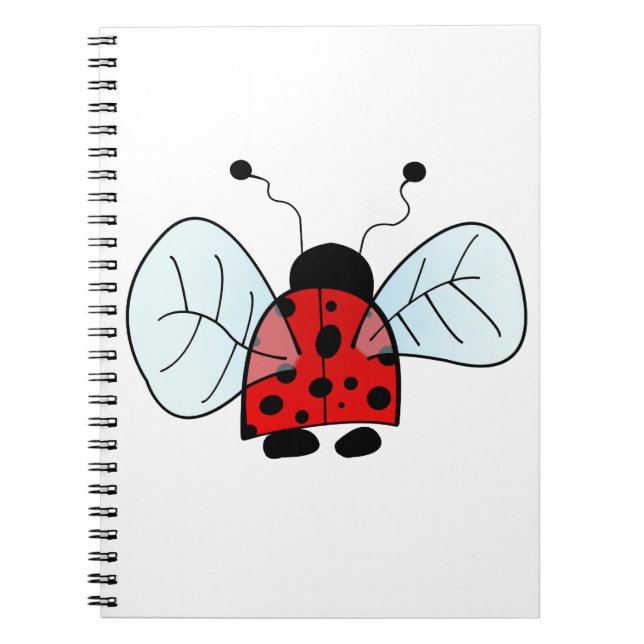 Caderno Espiral Joaninha (Frente)