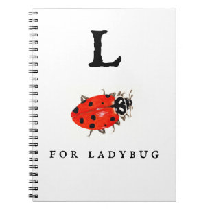 Caderno Espiral Joaninha