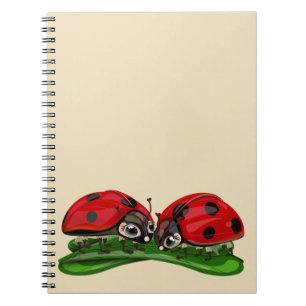 Caderno Espiral Joaninhas