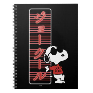 Caderno Espiral Joe Legal Japonês Neon Lights