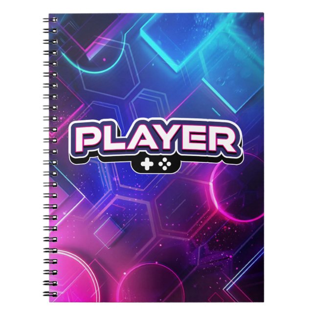 Caderno Espiral Jogador (Frente)