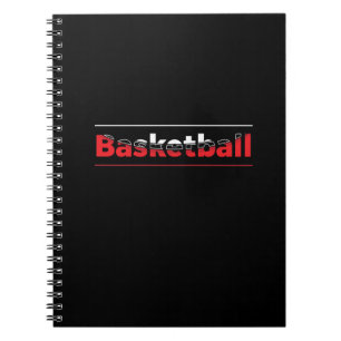 Caderno Espiral Jogador de Basquete - Arca Geométrica Minimalista