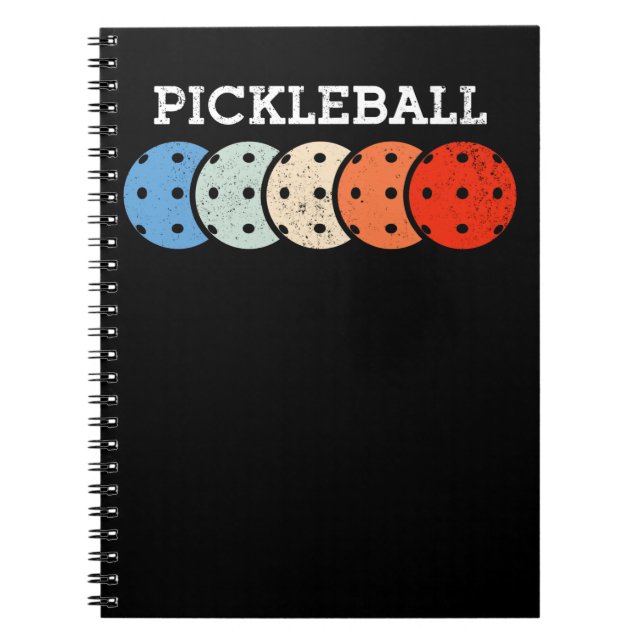 Caderno Espiral Jogador de Esportes de Batebol Lover (Frente)