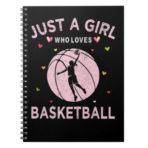 Caderno Espiral Jogador De Treinador De Basquete Apenas Uma Menina