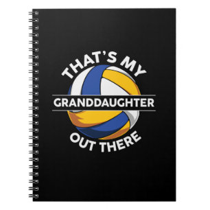 Caderno Espiral Jogador de Voleibol Esta É A Minha Filha