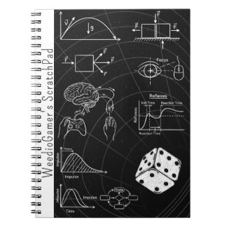 Caderno Espiral Jogador Ilustrativo Matemático
