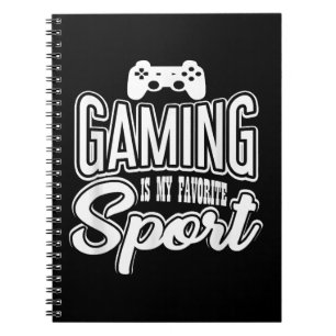 Caderno Espiral Jogador - Jogos É Meu Esporte Favorito