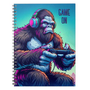 Caderno Espiral Jogo em   Videos games de Reprodução de Pé Grande