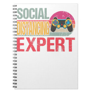 Caderno Espiral Jogo Vintage para Jogos Especialistas em Distânci