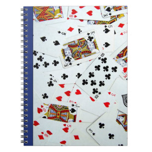Caderno Espiral Jogos de cartões do jogo