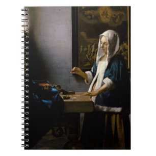 Caderno Espiral Johannes Vermeer - Mulher Equilibrando