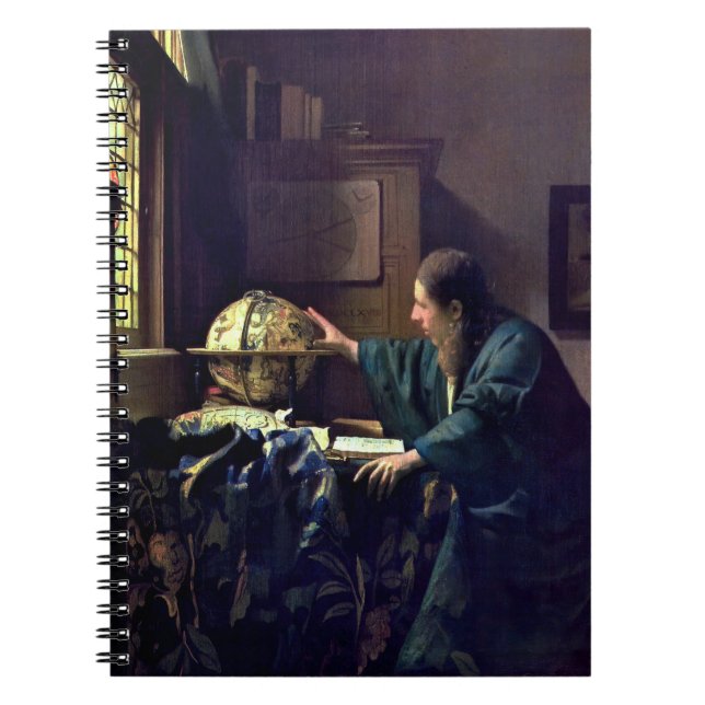 Caderno Espiral Johannes Vermeer - O Astronomer (Frente)