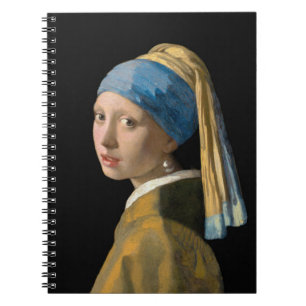 Caderno Espiral Johannes Vermeer - Rapariga com um Ouriço de Pérol