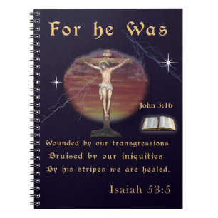 Caderno Espiral John 3:16