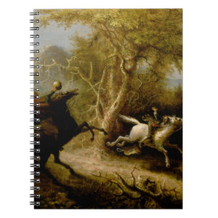 Caderno Espiral John Quidor Legend do Cavalo Sem Cabeça Sonolento