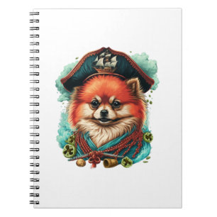 Caderno Espiral jolly corgis in blue