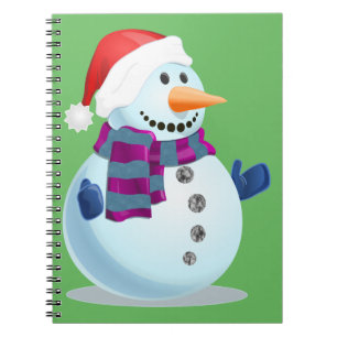 Caderno Espiral Jolly Snowman