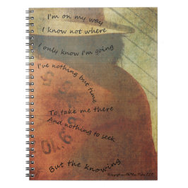 Caderno Espiral Jornada - "Estou a caminho"