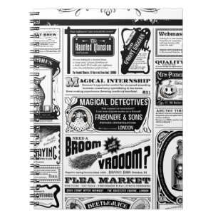Caderno Espiral jornal assustador
