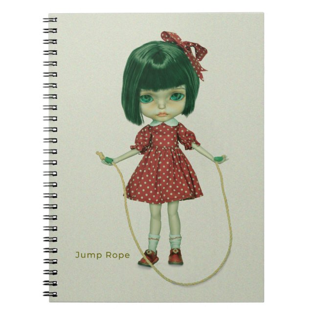 Caderno Espiral Jornal ・Corda de Saltar (Frente)