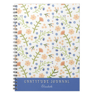 Caderno Espiral jornal de gratidão personalizado