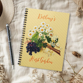 Caderno Espiral Jornal de Páginas Linedas Personalizadas Jardim de
